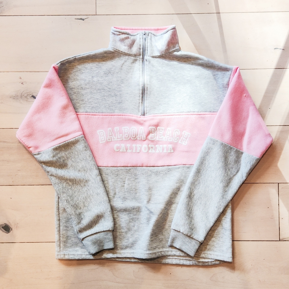 Balboa Beach Pullover Turtleneck Zipper
